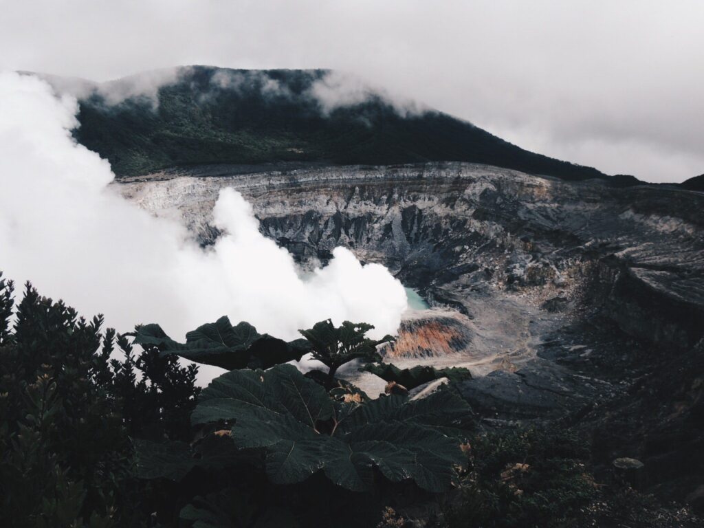 Paos Volcano in Costa Rica