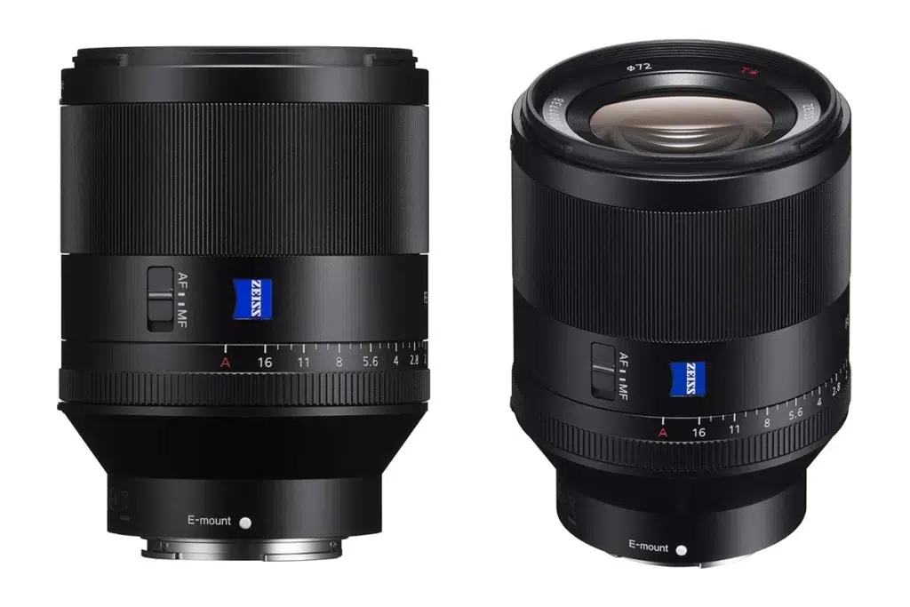 View of the Sony Planar 50mm f/1.4 travel lens for Sony a7iii