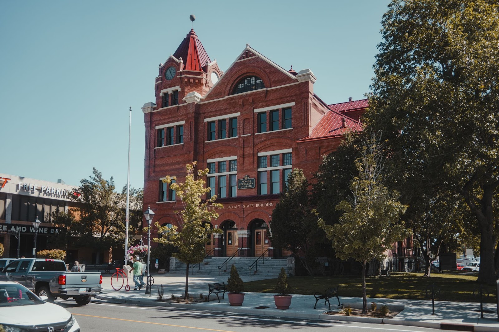 Street view of the Paul Laxalt State building in Carson City, Nevada